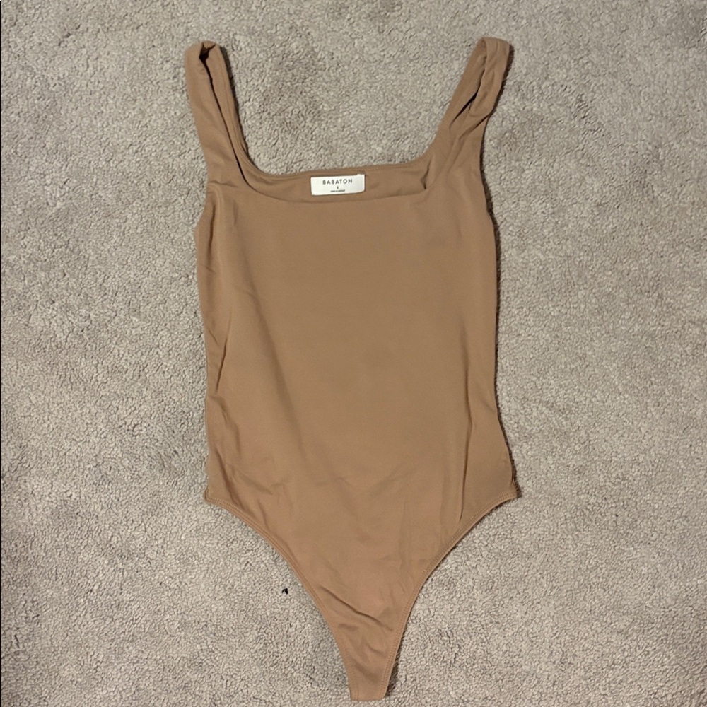 Babaton tan Bodysuit